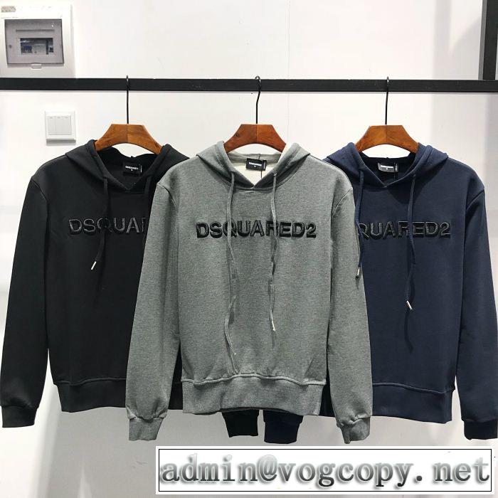  パーカー  3色可選　ディースクエアード DSQUARED2  今季大人気新作登場　希少価値大　注目美品