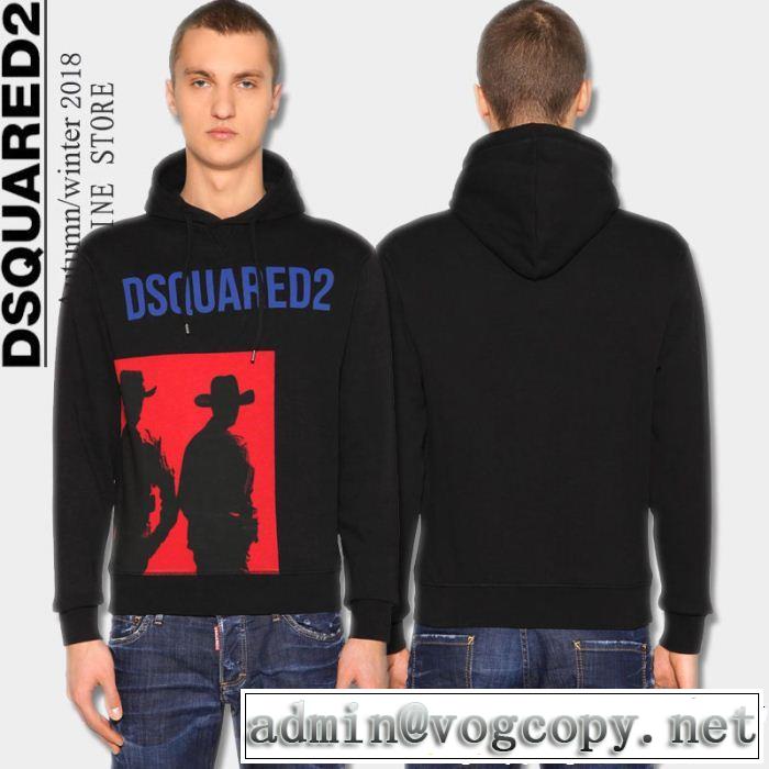  希少性の高い ディースクエアード DSQUARED2 18ＳＳ美品 パーカー 2色可選 手頃価格