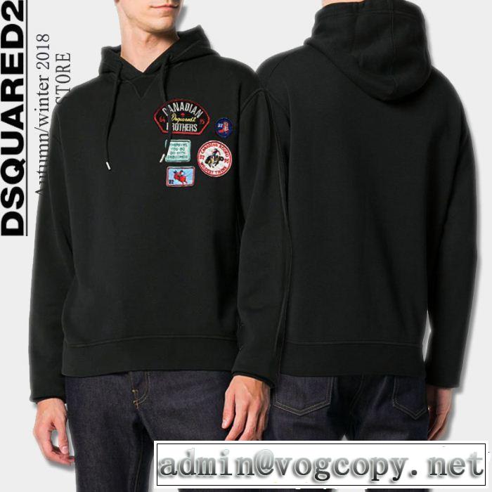  2色可選 圧倒的人気新着 ディースクエアード DSQUARED2 有名人同じアイテム パーカー
