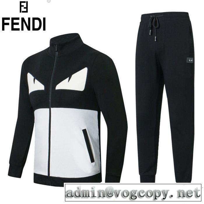美品*入手困難 フェンディファッションスタッズ FENDI 上下セット3色可選2018年秋冬入荷