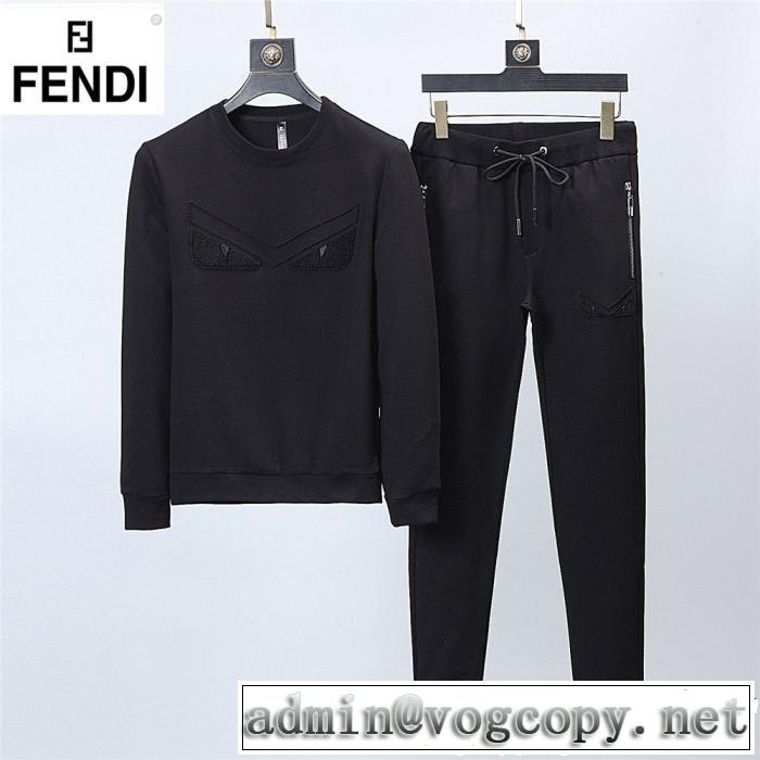 美品*入手困難 フェンディ秋冬大活躍 FENDI これは欲しい 上下セット2018新品入荷