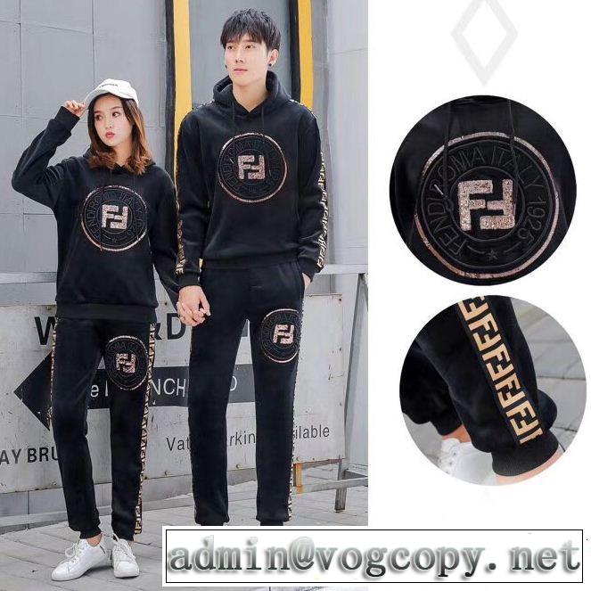 上品キレイ フェンディ FENDI 2018年秋冬シーズン  ペアパーカー 流行っている 