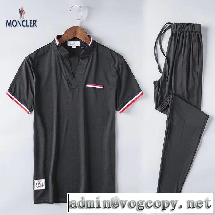 半袖Ｔシャツモンクレール 上下セット流行の注目ブランド2018【SALE！】 MONCLER 2色可選