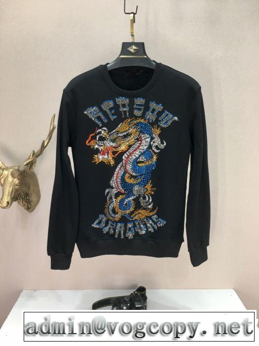 プルオーバーパーカー  今季大人気新作登場 フィリッププレイン PHILIPP PLEIN 注目美品