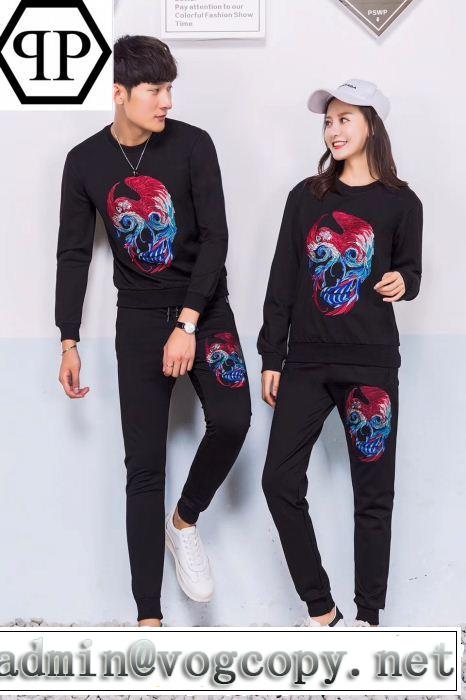  2018【SALE！】 フィリッププレイン 人目を引く存在感 PHILIPP PLEIN  ペアパーカー SALE品追加