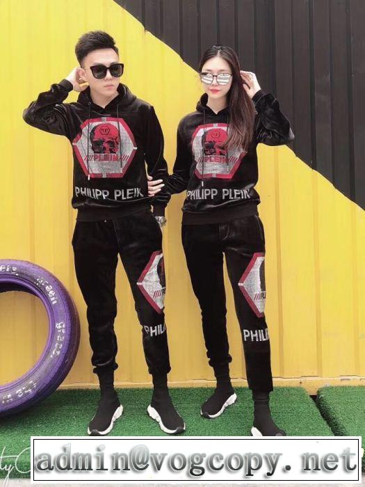  カップルペアルック 上品でファッション 厚手の生地 フィリッププレイン PHILIPP PLEIN  大流行中