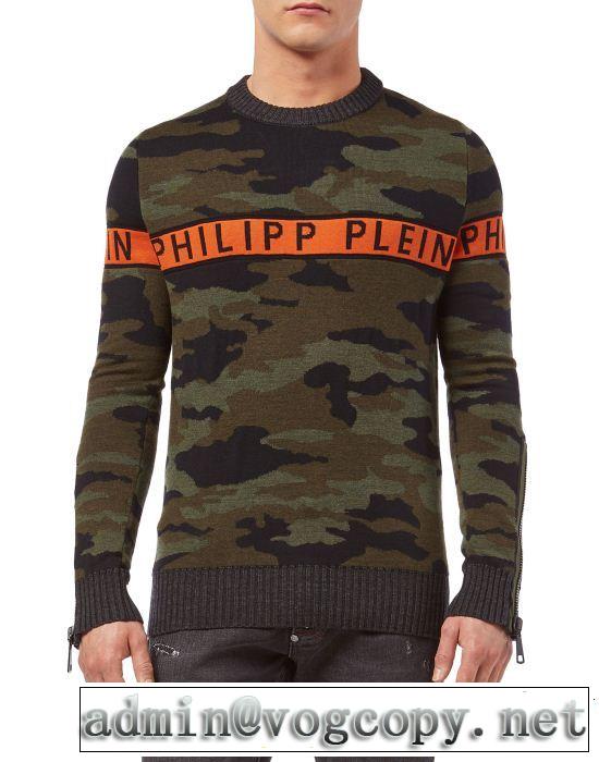 カットソー/ニットソー PHILIPP PLEIN フィリッププレイン 2色可選 2018人気の主流アイテム 秋冬セール
