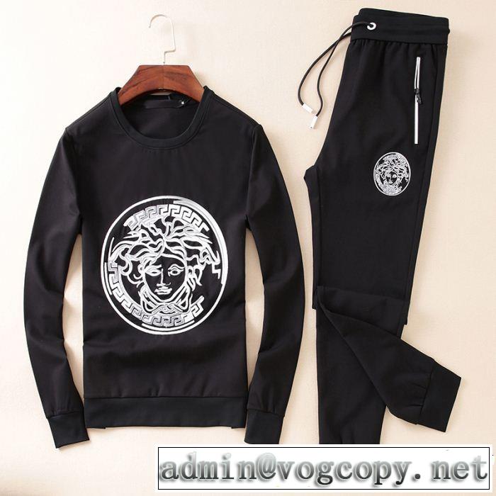  希少価値大 今季大人気新作登場  ヴェルサーチVERSACE 上下セット最終数量限り！