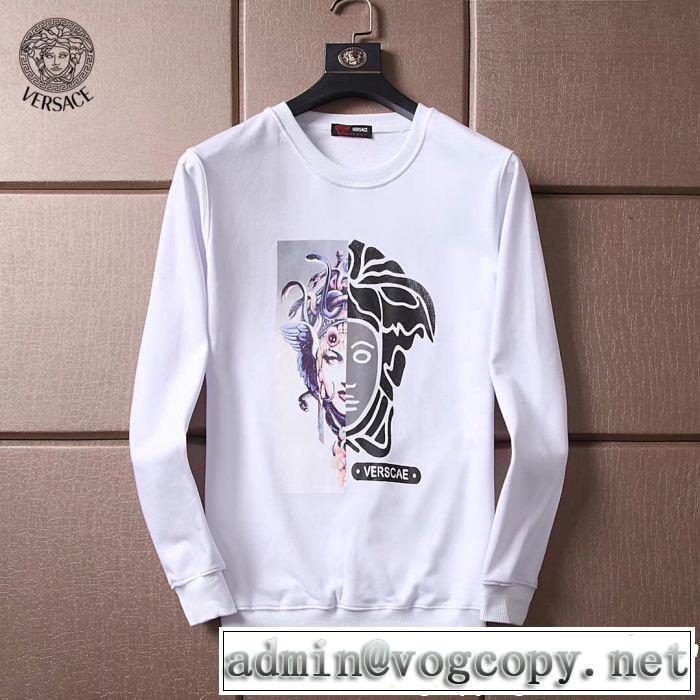  絶妙な新商品 長袖Tシャツ 格好良いアイテム ヴェルサーチVERSACE 2色可選 最近人気一番！