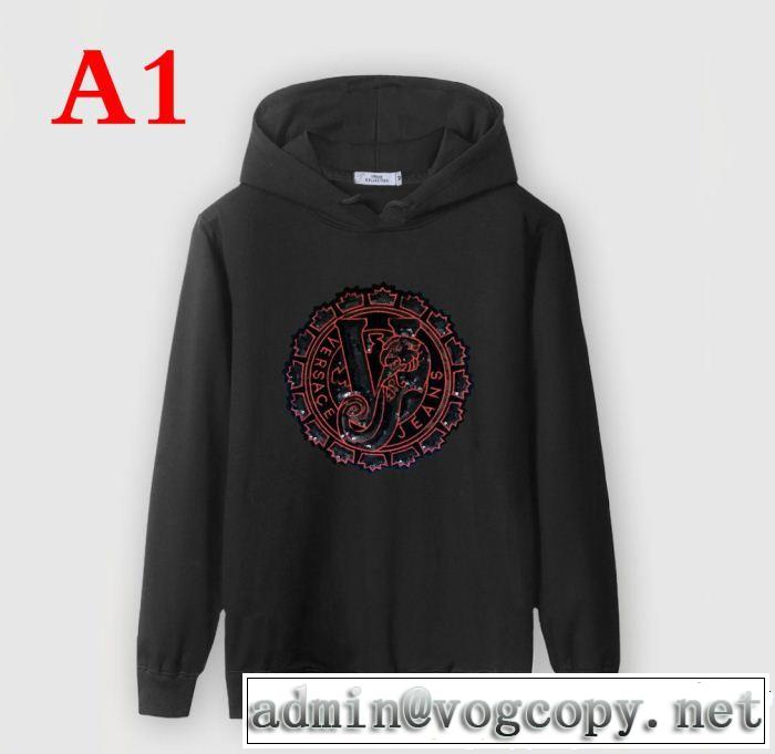 長く使える！VERSACE 多色可選人目を引く存在感 2018年秋冬入荷 パーカー ヴェルサーチ