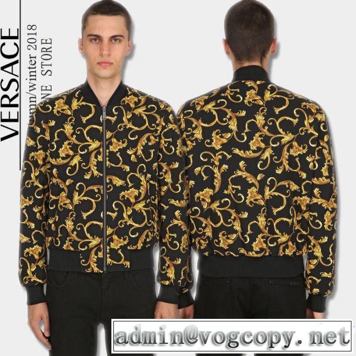 ブルゾン 絶妙な新商品 人気急上昇中 VERSACE ヴェルサーチ 格好良いアイテム