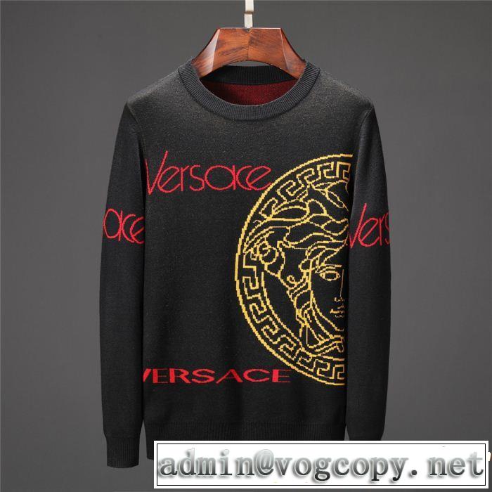VERSACE ヴェルサーチ プルオーバー 秋冬超人気の最新作 定番品質保証 2018年秋冬入荷