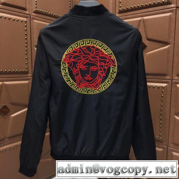 新作コレクションが登場 人気ブランドNo.1 ヴェルサーチ VERSACE ブルゾン 2色可選