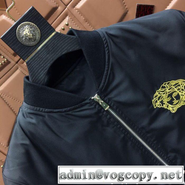 新作コレクションが登場 人気ブランドNo.1 ヴェルサーチ VERSACE ブルゾン 2色可選