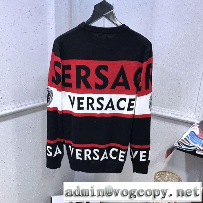 2019年春の新作続々 人気高いアイテム ヴェルサーチ VERSACE プルオーバー 2色可選
