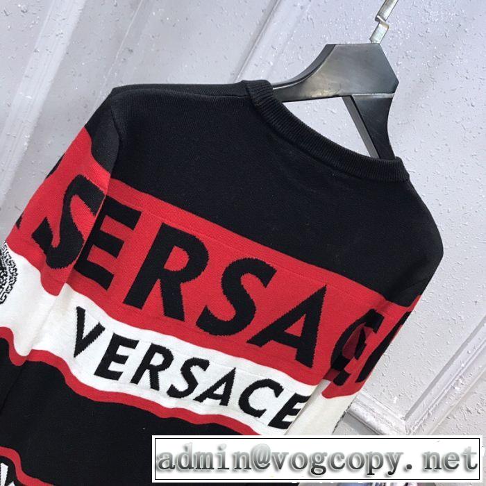 2019年春の新作続々 人気高いアイテム ヴェルサーチ VERSACE プルオーバー 2色可選