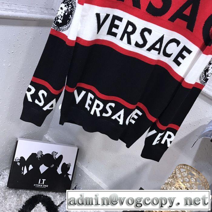2019年春の新作続々 人気高いアイテム ヴェルサーチ VERSACE プルオーバー 2色可選