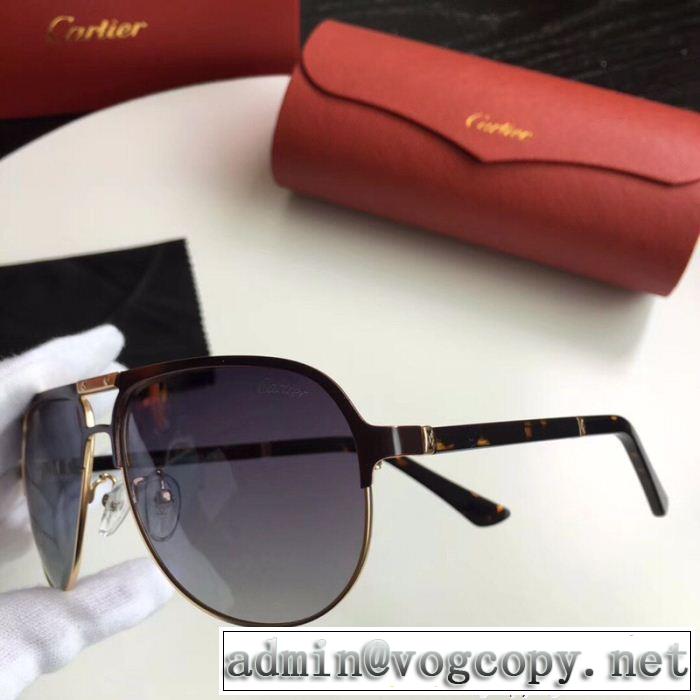 暖かな着心地 サングラス 2018年春夏入荷 4色可選 カルティエ CARTIER
