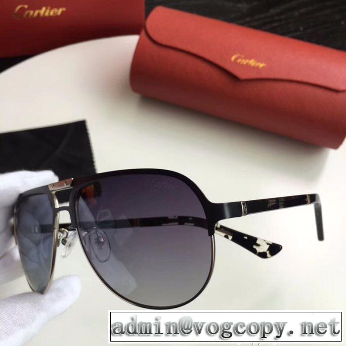 暖かな着心地 サングラス 2018年春夏入荷 4色可選 カルティエ CARTIER