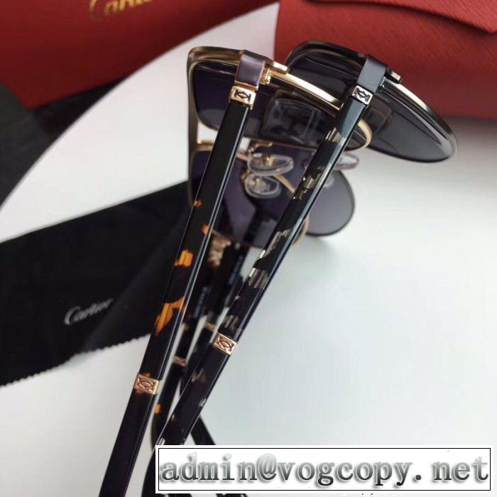 暖かな着心地 サングラス 2018年春夏入荷 4色可選 カルティエ CARTIER