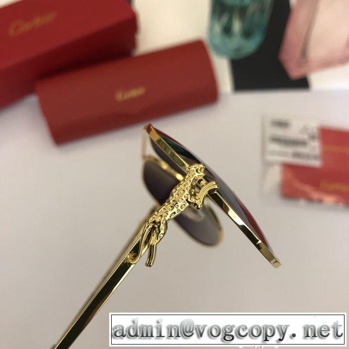カルティエ CARTIERサングラス 人目を引く存在感  4色可選  2018年春夏入荷