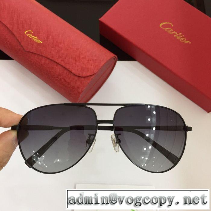 春夏大活躍 2018年春夏入荷 3色可選 カルティエ CARTIERサングラス