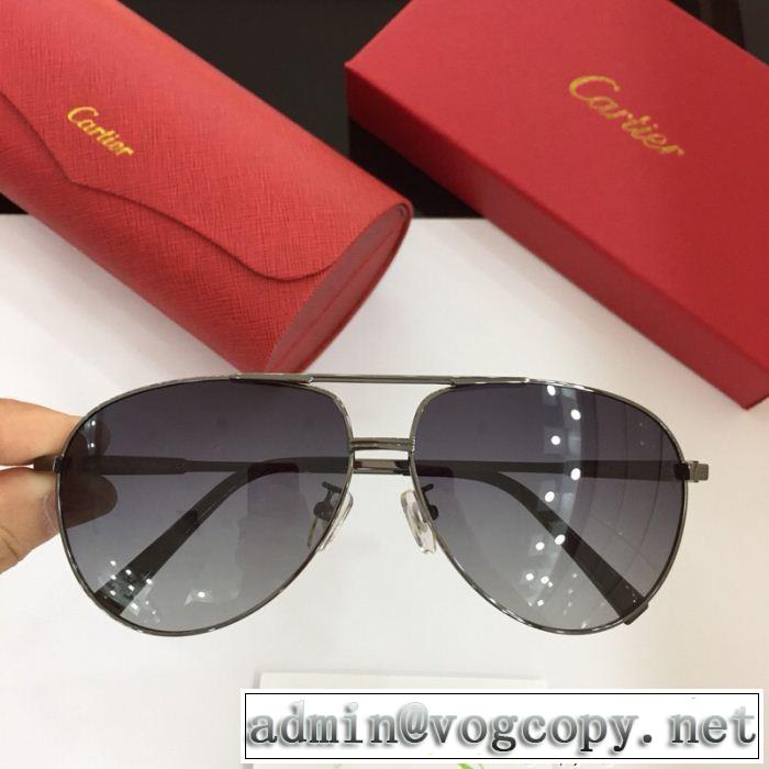 春夏大活躍 2018年春夏入荷 3色可選 カルティエ CARTIERサングラス