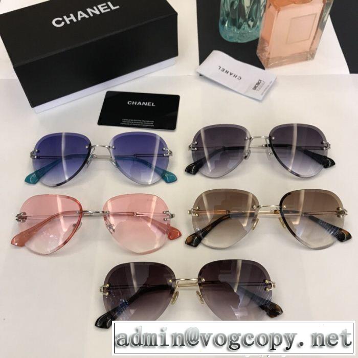  超人気美品 サングラス 2018新品入荷 多色可選 CH CH  華やかさ満点