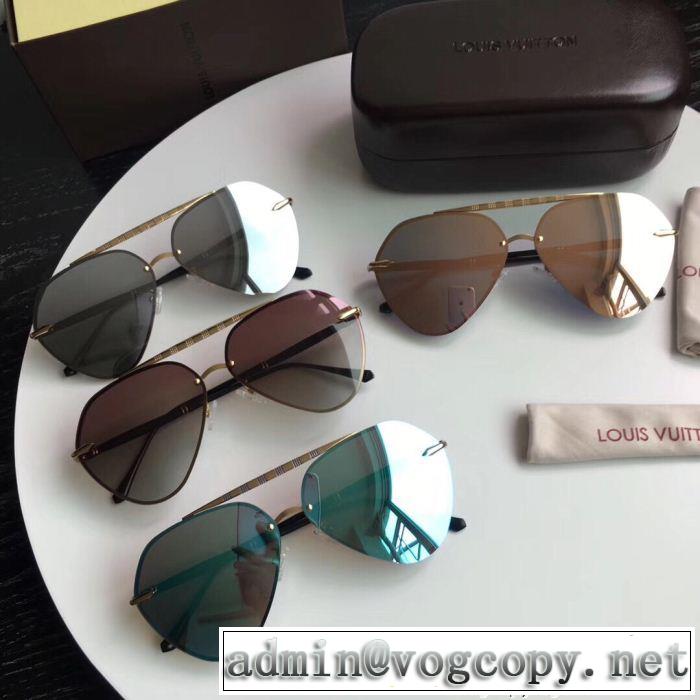 高感度アイテム  サングラス 2018新品入荷 4色可選 ルイ ヴィトン LOUIS VUITTON