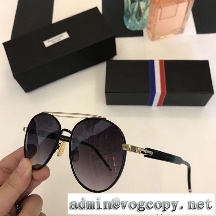 ストリートファッション サングラス 2018新品入荷 3色可選 トムブラウン THOM BROWNE