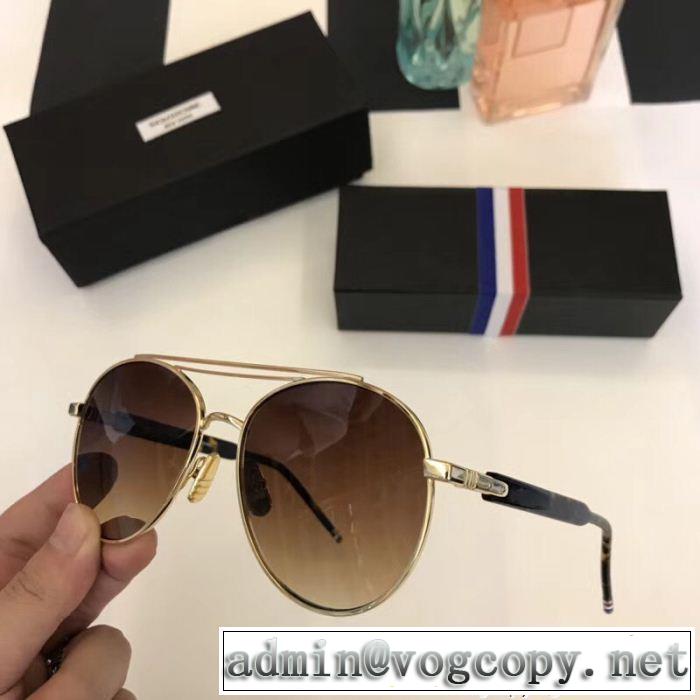 ストリートファッション サングラス 2018新品入荷 3色可選 トムブラウン THOM BROWNE