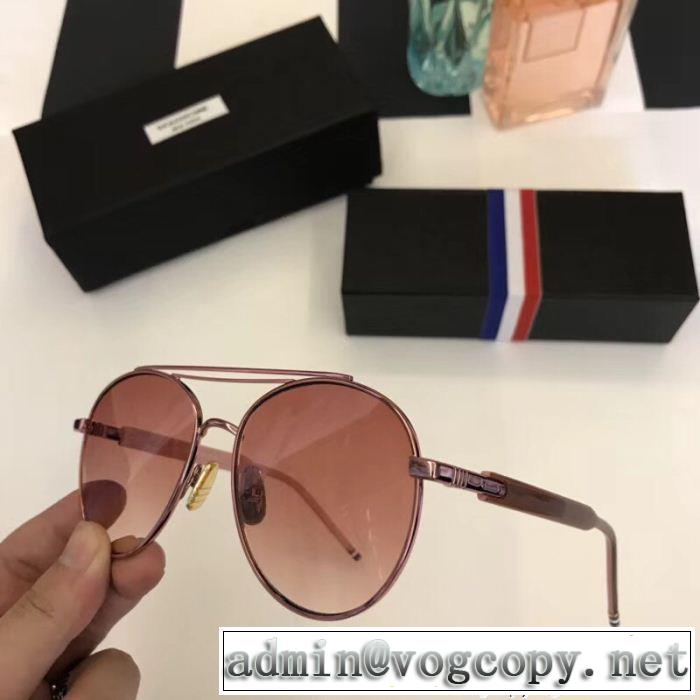ストリートファッション サングラス 2018新品入荷 3色可選 トムブラウン THOM BROWNE