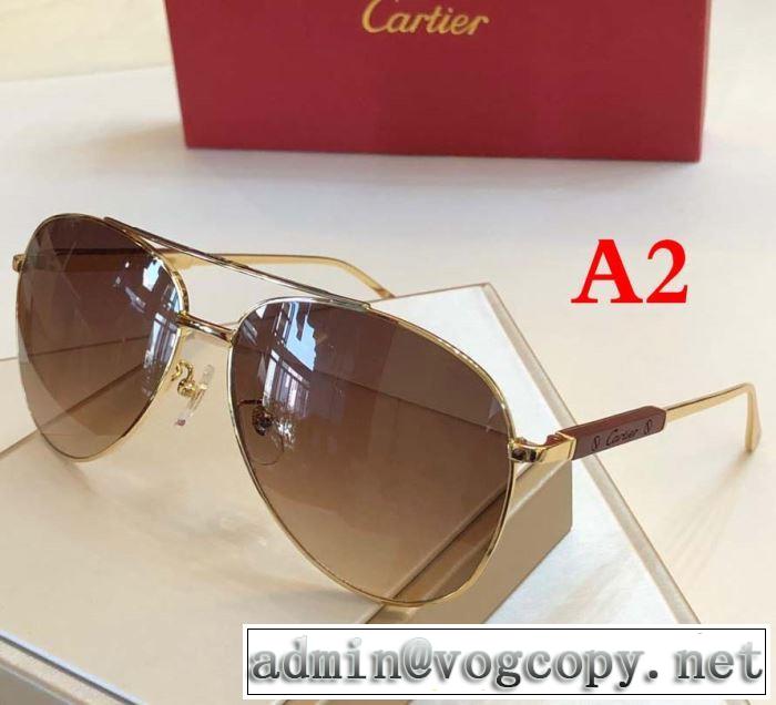 やっぱり欲しい即発送  カルティエ CARTIER  2019SSのトレンド商品  サングラス  多色可選