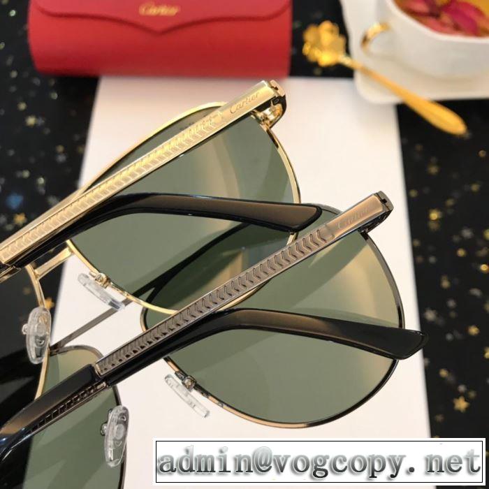 ロゴがかっこいい  カルティエ CARTIER  19新作セール  サングラス  多色可選