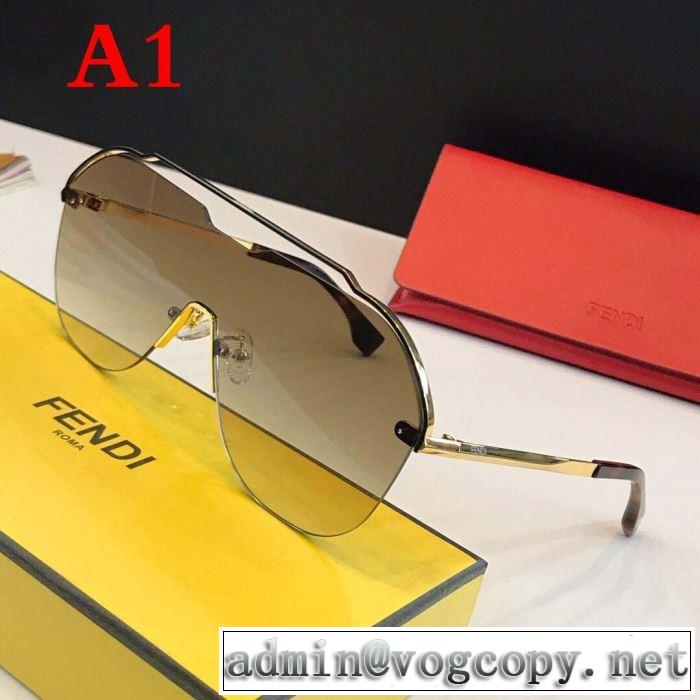 おしゃれな夏ファッション2019  サングラス  多色可选  【2019年】夏のファッション  フェンディ FENDI