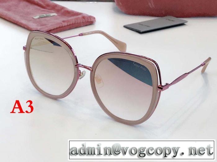 トップスをインするスタイル  ミュウミュウ MIUMIU  2019年の春夏に着たい  サングラス  多色可選