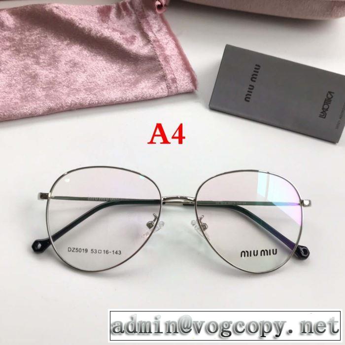 2019SSのトレンド商品  ミュウミュウ MIUMIU  近視眼鏡/メガネ    ブラッシュアップして華やかに  多色可選