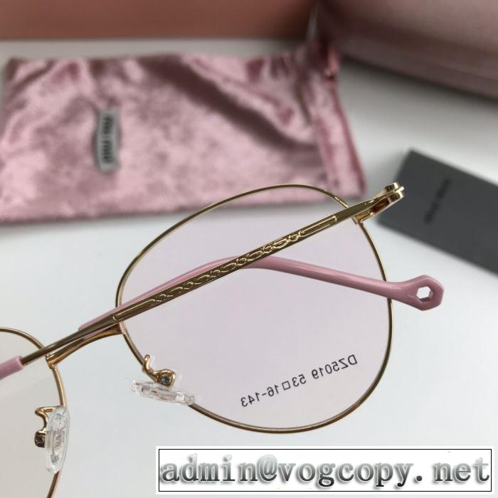 2019SSのトレンド商品  ミュウミュウ MIUMIU  近視眼鏡/メガネ    ブラッシュアップして華やかに  多色可選