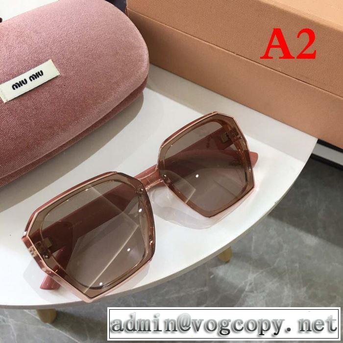 ミュウミュウ MIUMIU  サングラス  ブランドの話題の新作も！  3色可選  2019春夏トレンドアイテム