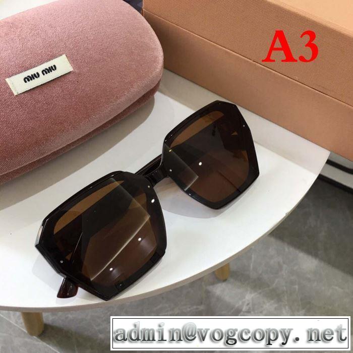 ミュウミュウ MIUMIU  サングラス  ブランドの話題の新作も！  3色可選  2019春夏トレンドアイテム