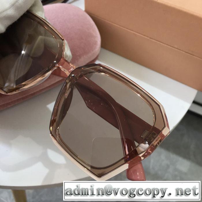 ミュウミュウ MIUMIU  サングラス  ブランドの話題の新作も！  3色可選  2019春夏トレンドアイテム