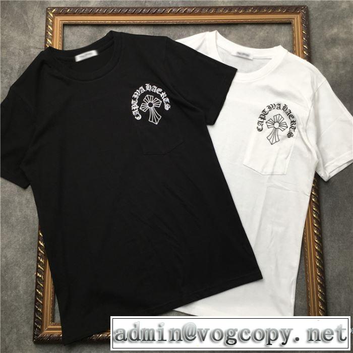 2色可選 男女兼用 2019春夏の大注目トレンド 春夏のトレンドアイテム クロムハーツ CHROME HEARTS 半袖Tシャツ