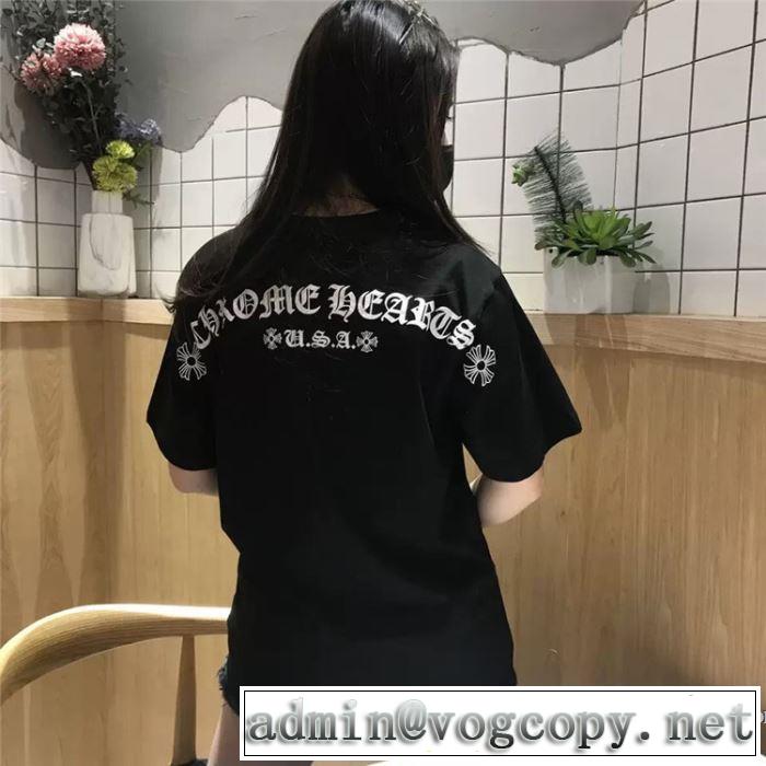 2色可選 男女兼用 2019春夏の大注目トレンド 春夏のトレンドアイテム クロムハーツ CHROME HEARTS 半袖Tシャツ