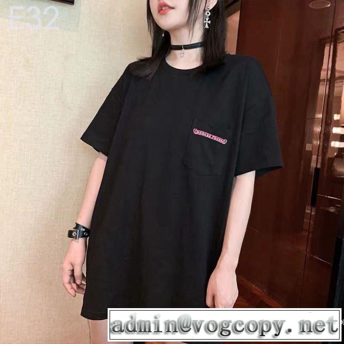 2019年春夏のトレンドアイテム クロムハーツ CHROME HEARTS 半袖Tシャツ 男女兼用 今季流行りの人気新作