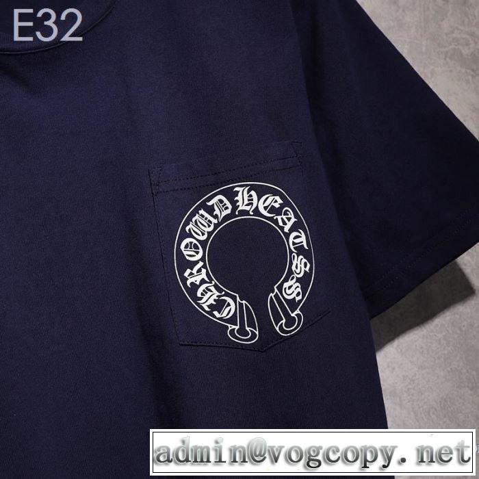 春夏！大人カジュアル 2019春夏も引き続きトレンド クロムハーツ CHROME HEARTS 半袖Tシャツ 男女兼用