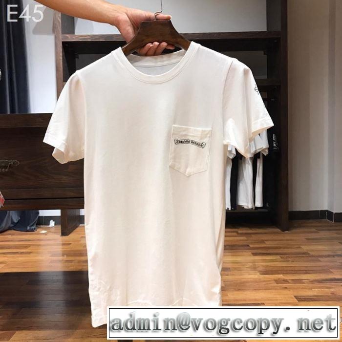 男女兼用 2色可選   クロムハーツ CHROME HEARTS 半袖Tシャツ 2019年最新ファッション 夏先に大活躍する