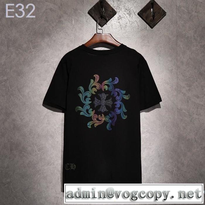 クロムハーツ CHROME HEARTS 半袖Tシャツ 2色可選 男女兼用 2019年最新ファッション 今期のトレンド定番アイテム