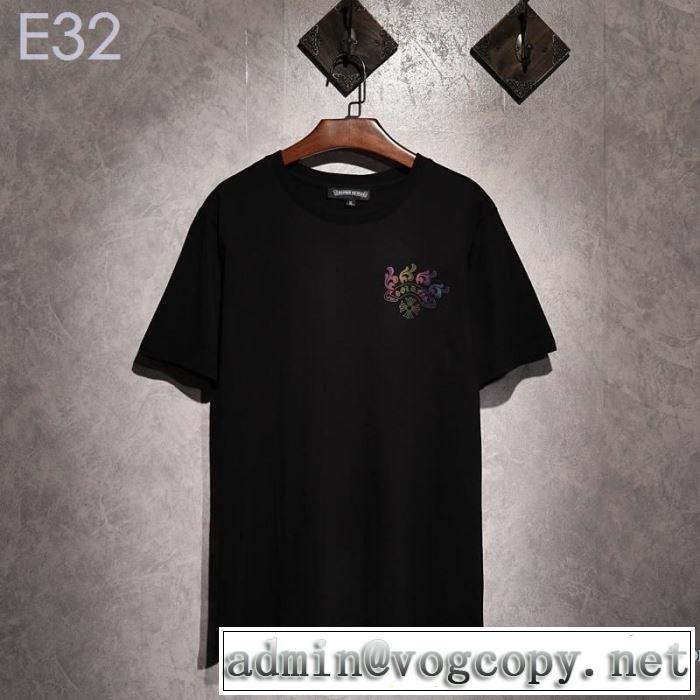 クロムハーツ CHROME HEARTS 半袖Tシャツ 2色可選 男女兼用 2019年最新ファッション 今期のトレンド定番アイテム