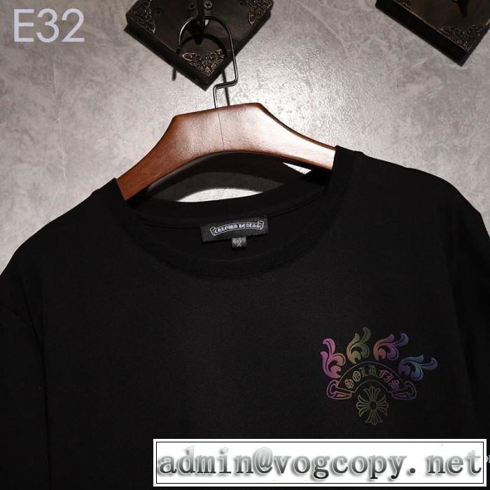 クロムハーツ CHROME HEARTS 半袖Tシャツ 2色可選 男女兼用 2019年最新ファッション 今期のトレンド定番アイテム