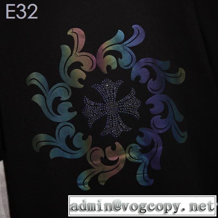 クロムハーツ CHROME HEARTS 半袖Tシャツ 2色可選 男女兼用 2019年最新ファッション 今期のトレンド定番アイテム